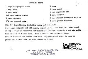 Zucchini Bread