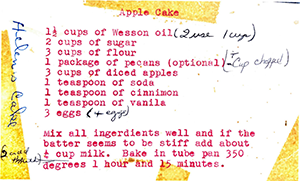 Apple Cake