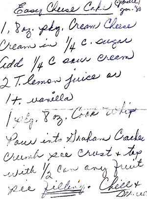 Easy Cheese Cake 