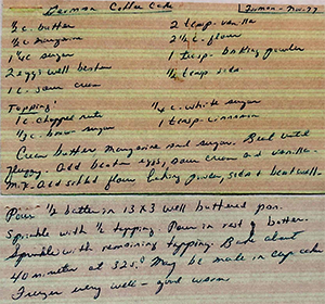 German Coffee Cake
