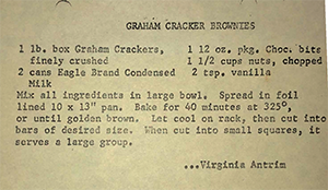 Graham Cracker Brownies