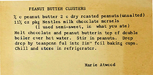 Peanut Butter Clusters