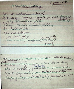 Strawberry Pudding