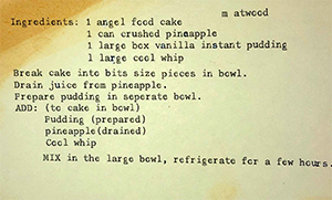 Layered Angel Food Pineapple Dessert