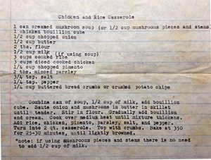 Chicken and Rice Casserole