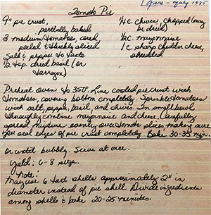 Tomato Pie