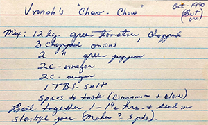 ronah's Chow Chow (Best One)