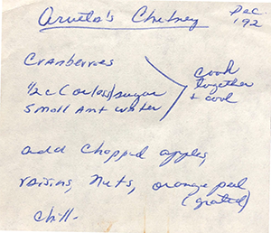 Arveta's Chutney