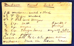 Mushroom Tossed Salad