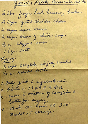 Janelle's Potato Casserole